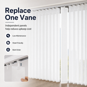 Rideaux Verticaux Souples et Durables, <span class=keywords><strong>Protection</strong></span> UV, Sur Mesure pour Bâtiments Publics, avec Guide d'Installation - Product Image 6
