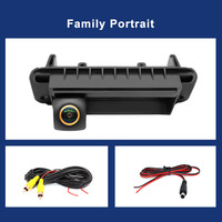 Caméra de recul AHD 1080P 170 degrés IP68 vision nocturne pour Mercedes Classe C W205 CLA W117 poignée de coffre