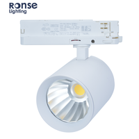 Ronse Premium CCT Sistema de luz de pista LED sintonizable 3000K 3500K 4000K Accesorio de techo de aluminio moderno para tiendas de ropa Centros comerciales COB