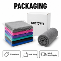 Serviette de protection de siège auto absorbante de qualité supérieure, serviette de voiture à marque privée, serviette en microfibre 1600 g/m²