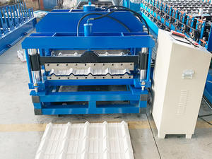 Machine de presse de carreaux en acier de couleur émaillée - Product Image 6