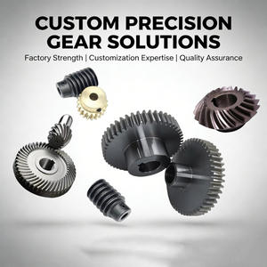 Juego de Engranajes Cónicos y de Tornillo Sin Fin de Precisión Personalizados, Engranaje Cónico Espiral Mecanizado por CNC para Transmisión de Maquinaria Industrial - Product Image 5