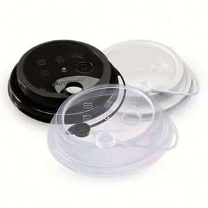 Gobelet en papier jetable multi-café de 90 mm avec couvercle anti-fuite en plastique PP, couvercles et bouchons de bouteille de la série Noël chaude - Product Image 1