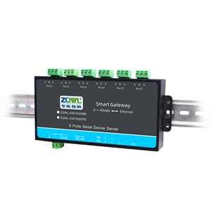 6 cổng RS485 để chuyển đổi Ethernet, thiết bị công nghiệp Giải pháp mạng cho PLC thu thập dữ liệu và iiot giám sát - Product Image 1