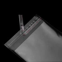 Sacs d'emballage personnalisés en BOPP transparent avec bande adhésive, différentes tailles disponibles pour l'emballage de petits objets quotidiens et d'accessoires