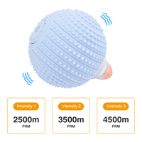 Rouleau de massage électrique intelligent portable pour les pieds, rouleau de massage en silicone à picots, boule de massage de yoga