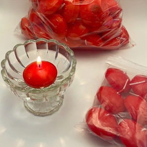 Round <strong>Long</strong> <strong>Burning</strong> White Unscented Floating <strong>Candle</strong> for Cylinder Vases, Ivory White Color Centerpieces Votive Floating <strong>Candles</strong> - Product Image 4