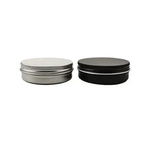 Toples Krim Kosong 80G, Wadah Kosmetik Permukaan Aluminium untuk Cerate Kaleng Aluminium 30G 50G 60G 80G