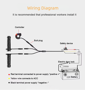 Poignées chauffantes universelles Kewig avec chargeur, poignées chauffantes pour <span class=keywords><strong>guidon</strong></span> <span class=keywords><strong>de</strong></span> moto, compatibles avec Harley, Honda, Kawasaki, Yamaha, Dirt Bike, ATV - Product Image 6