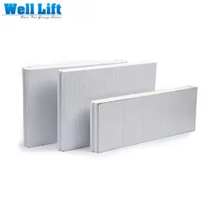 9 'X 8 'CE-Zertifikat Isolierte Garagentor-Flach paneele Verkauf Panele Garagentor Pvc Laminated Sandwich Garagentore Panels