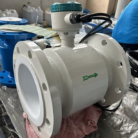 Débitmètre magnétique de type split haute précision en acier inoxydable/acier au carbone, sortie 4-20mA, RS485 Modbus, OEM, pour eau et produits chimiques, IP68