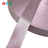 Sangles en nylon à chevrons de plusieurs largeurs et couleurs pour accessoires de bagages et sacs à dos