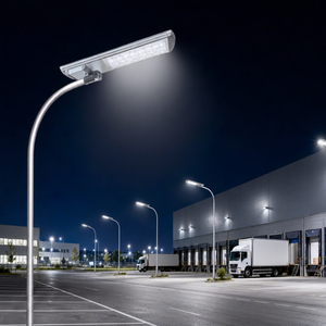 120W All In One Solar Street <b>Light</b> With 4G <b>Security</b> <b>Camera</b> Radar Sensor IP65 For Community Border Monitoring - Product Image 1