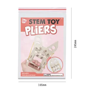 2024 Kinderen 3d Engineering Wetenschappelijke Diy Kit Fysica Experimenten Houttang Diy Science Projecten Houten Assemblage Kits