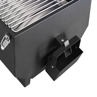 Barbecue Électrique Portable et Pliable COWEKAI KJK-0101 8-en-1 pour Extérieur, Rotatif, en Acier Inoxydable, avec Protection Flamme et Revêtement en Poudre de Fer – Vente en Gros