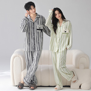 Pijamas de Algodón para Hombre de Marca Privada, Conjunto de Pantalones Cortos para Dormir, Hechos a Medida, Venta al Por Mayor, MOQ Bajo - Product Image 3