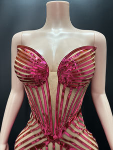 ANSZKTN Y4280 Fabricantes <span class=keywords><strong>de</strong></span> ropa <span class=keywords><strong>de</strong></span> aduanas Vestidos <span class=keywords><strong>de</strong></span> noche <span class=keywords><strong>de</strong></span> lujo 2024 Disfraces <span class=keywords><strong>de</strong></span> <span class=keywords><strong>gala</strong></span> <span class=keywords><strong>de</strong></span> <span class=keywords><strong>mujer</strong></span> sin mangas modestos para fiesta - Product Image 3