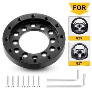 Logitech G25 G27 <b>Steering</b> <b>Wheel</b> Adapter Plate 73mm Aluminum Alloy <b>For</b> 13 14 Inch <b>Wheels</b> - Product Image 1