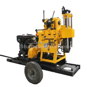 200m diesel hydraulic agricultural irrigation water well drilling rig for sale/zj 40 drilling rig/second hand drill rigs