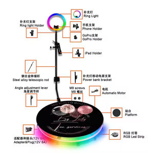 <strong>360</strong> <strong>Photo</strong> <strong>Booth</strong> With Flight Case Portable <strong>Photo</strong> <strong>Booth</strong> Automatic <strong>360</strong> Video <strong>Booth</strong> For Wedding And Events Decoration - Product Image 5