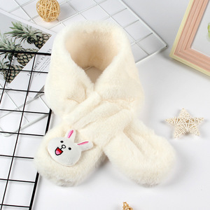 Nouvelle Écharpe Enfant Hiver 2025, Cache-cou Chaud en Fausse Fourrure de Lapin, Écharpe Épaisse en Peluche pour Bébé, Écharpe Pelucheuse à Motif Dessin Animé pour Étudiant - Product Image 5