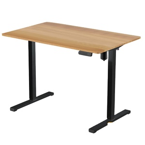 Escritorio de pie sentado de un solo Motor de alta calidad, altura eléctrica ajustable para el hogar, oficina, Metal de acero moderno, nueva altura eléctrica - Product Image 1