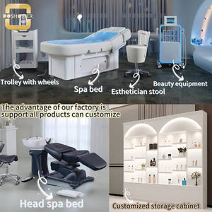 Silla de pedicura de pie multifuncional tres en uno y cama de champú de belleza para salón de uñas fábrica de muebles de peluquería al por mayor - Product Image 5