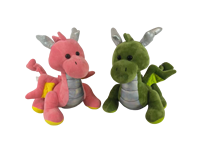 OEM ODM Tailles personnalisées 29CM Dinosaure en peluche PP Coton Remplissage Fonction anti-stress Adorable animal en peluche douce pour la vente en gros