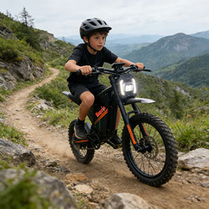 จักรยานไฟฟ้า 60V 23Ah รุ่น Fat Boy สำหรับเด็กผู้ชาย อายุ 12 13 14 ปี จักรยานไฟฟ้า Stealth Bomber ผลิตในประเทศจีน - Product Image 2