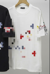 T-shirt Unisex Chrome Hearts con Stampa AR sul Bordo, 100% Cotone, Manica Corta, Collo alla Moda, Vestibilità Regolare, 280 Grammi, Ingrosso - Product Image 6