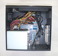 Chasis de Control Industrial de 8.9 Pulgadas para Montaje en Pared, Placa Base ATX, Carcasa de Ordenador de Red, Pantalla 1920x1080, 1x3.5/2x2.5 HDD en Stock