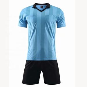 Мужская футбольная форма с коротким рукавом, в полоску - Product Image 4