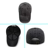 Casquette de baseball OEM en coton non structuré lavé Chapeau de papa Street Retro Sports Gorras Casquette de sport vintage incurvée non structurée