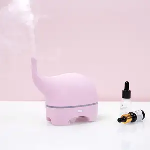 Cute Style Lovely Elephant Humidifier Portable Ultrasonic Essential Oil Diffuser 120ml Usb Aroma Diffuser