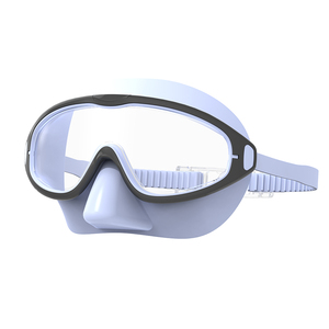Máscara de Buceo para Niños, Portátil, Antivaho, Anti-UV, con Visión de Campo Amplio, <span class=keywords><strong>Gafas</strong></span> de Natación para Aguas Abiertas con <span class=keywords><strong>Cubierta</strong></span> Nasal de Silicona - Product Image 1