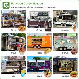 <span class=keywords><strong>Chariot</strong></span> De Nourriture Mobile <span class=keywords><strong>Bar</strong></span> Station Tradesman Camper Pizza Trailer Tente Événement Combi Truck Food Stall - Product Image 4