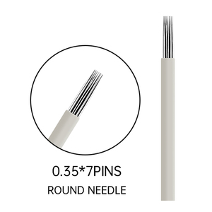 Agujas de Microblading Nano Redondas para Sombreado de Cejas, Cuchillas para Tatuaje de Cejas para Entrenamiento de Maquillaje Permanente y Práctica de PMU - Product Image 2