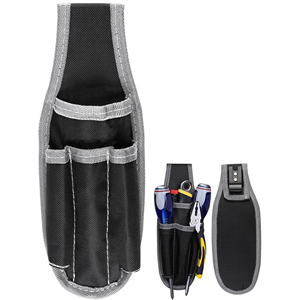 Heavy Duty 600D Oxford <b>Tool</b> Waist Pouch Portable Electrician Belt Bag with Multi-Pockets Industrial Drill & Screwdriver Holder - Product Image 5