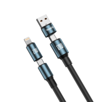 Kabel Data YooKiE EC27 120W Zinc Alloy Silicone USB-A/Type-C ke Type-C 1M