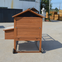 Grand Poulailler d'Extérieur en Bois pour Poules, Enclos Volière