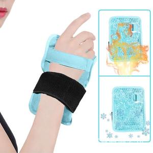 Personalizado Azul Ice Gel Pack Wrist Wrap Brace Compressa Quente & Fria Reutilizável para Alívio Da Dor & Tratamento De Lesões - Product Image 4