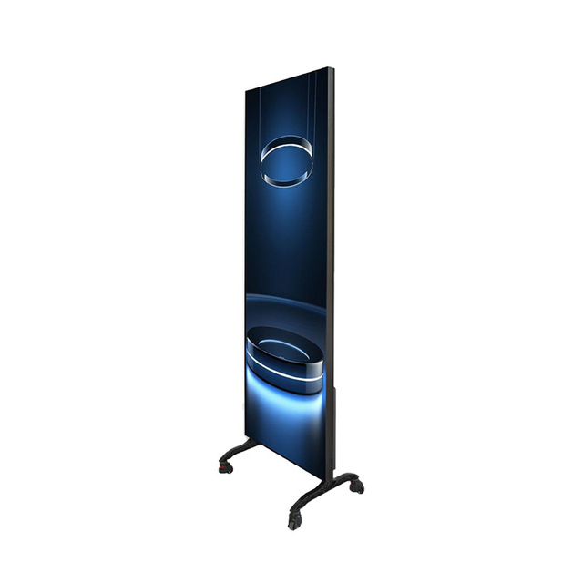 WiFi Controlled P2.5 Full-Color Indoor LED Display Digital Advertising Standing Poster LED Display