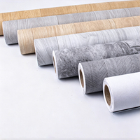 Papier peint multi-usages en vinyle PVC auto-adhésif 3D imperméable, effet bois/ciment/marbre, pour murs et sols de chambre à coucher