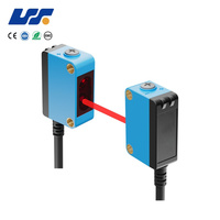 Capteur photoélectrique à faisceau traversant Mini WTX-RS-HG10T avec portée de détection de 10 m, capteur optique à lumière rouge visible