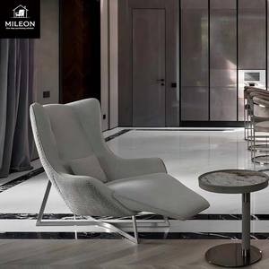 Sedie e Divani per <span class=keywords><strong>Soggiorno</strong></span> dal <span class=keywords><strong>Design</strong></span> Unico in Acciaio, Poltrone Reclinabili Moderne ed Eleganti in Pelle o Tessuto - Product Image 3