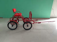 Expédition rapide, chariot à chevaux classique à quatre roues, calèche pour poney à vendre
