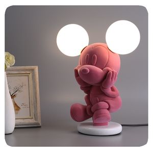 Nueva Lámpara Infantil de Mickey Mouse Rosa de Dibujos Animados Creativos de APCITL para Habitación Infantil - Product Image 4