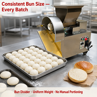 Machine électrique à diviser les pains, coupe-pains à burger, équipement automatique de portionnement de pains à hot-dogs pour la restauration rapide
