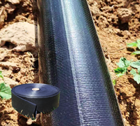 Emballage de tuyau d'eau roulé de tuyau en plastique de pluie tissé de diamètre de 50 mm