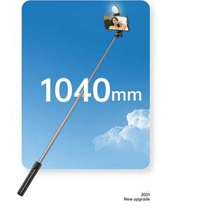 Dernier trépied de télécommande de 1 mètre de Long bâton de Selfie avec lumière LED et support de téléphone peut un Selfie - Product Image 3